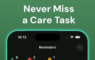 Smart reminders with snooze, skip, and early check-off options keep your care routine on track.