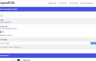 ExpandURL.net screenshot 1