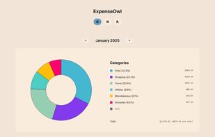 ExpenseOwl screenshot 1