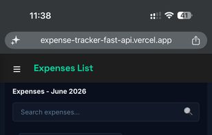 Expense Tracker screenshot 1