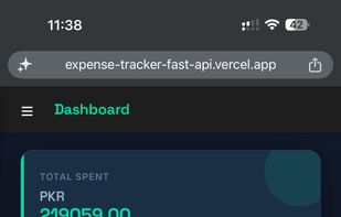 Expense Tracker screenshot 1