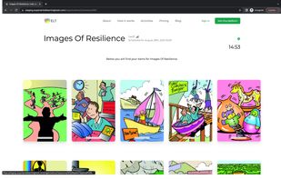 Images of Resilience activity stage one