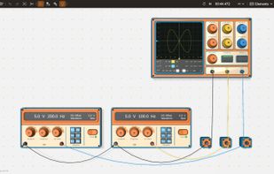 Lissajous figures from two AC sources
