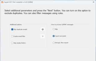 Additional conversion options