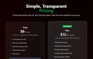 pricing plan