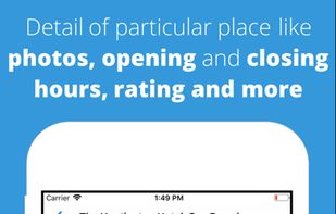 Individual place basic information like Rating,Opening and closing hours etc