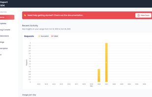 Export SDK screenshot 2