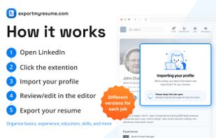 ExportMyResume screenshot 3