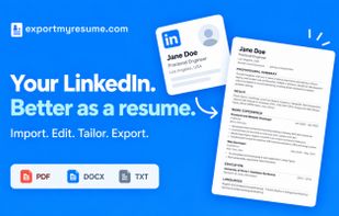 ExportMyResume screenshot 1