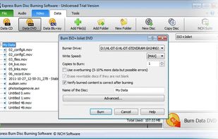 Express Burn Free DVD and CD Burning Software - Burn Data