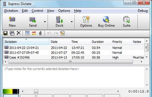 Express Dictate Digital Dictation Software screenshot 1