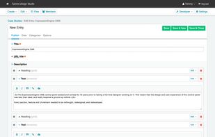 ExpressionEngine screenshot 1