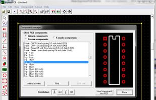 ExpressPCB screenshot 2