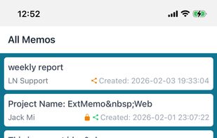 ExtMemo AI Note App screenshot 3