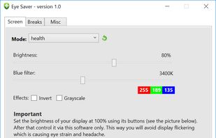 Eye Saver screenshot 1