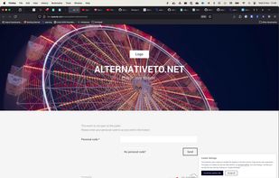 Private Event with Cookie banner