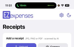 EZexpenses screenshot 1