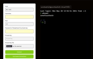 Online SSH screenshot 1