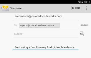 ezVault screenshot 1