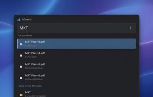 WSearch screenshot 1
