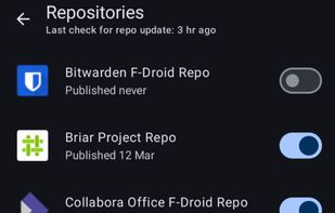 Repository list
