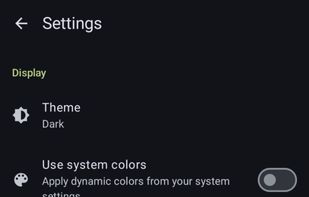 Settings