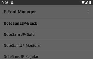 F-Font Manager screenshot 1
