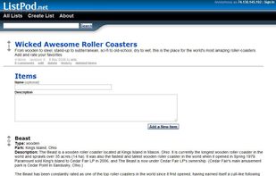 ListPod.net screenshot 1