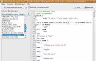 UniversalIndentGUI screenshot 1