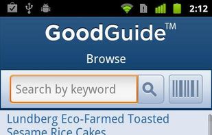 Goodguide screenshot 1