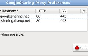 GoogleSharing screenshot 1