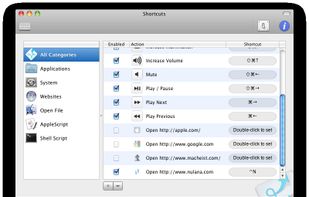 Shortcuts screenshot 1