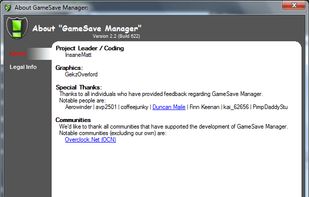 GameSave Manager screenshot 1