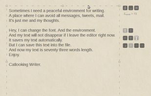 Catlooking Writer screenshot 1