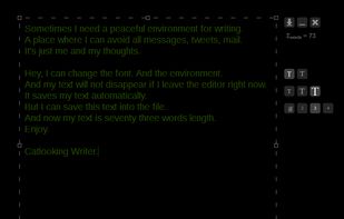 Catlooking Writer screenshot 1