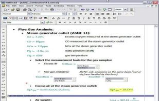 PTC Mathcad screenshot 1