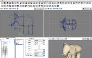 SingleWindow GUI, MacOSX Aqua, RIB import
