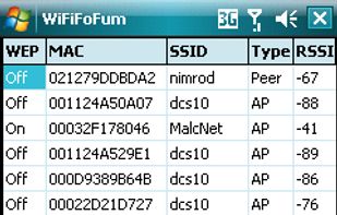 WiFiFoFum screenshot 1