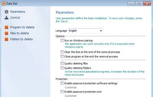 Data Del screenshot 1