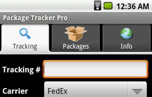 Package Tracker screenshot 2