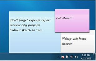 Windows Sticky Notes screenshot 1