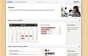 An example of a Pick planning a dinner