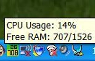 SysTrayMeter screenshot 1