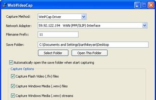 WebVideoCap screenshot 1