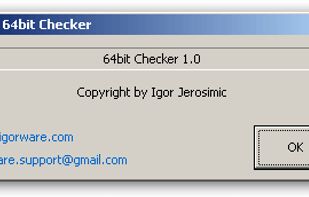 64bit Checker screenshot 1
