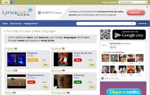 Lyricsgaps screenshot 1