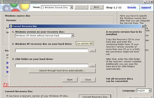 Convert Recovery Disk
