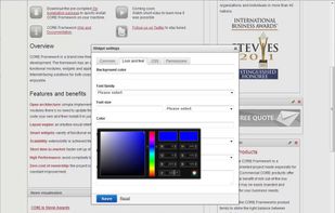 Changing the look&feel of the would-be page has never been easier.