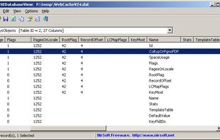 ESEDatabaseView screenshot 1