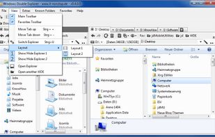 Windows Double Explorer screenshot 1